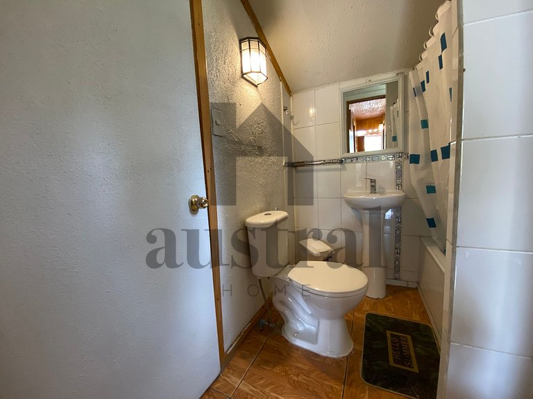 Cabana rústica com vista e ambiente natural