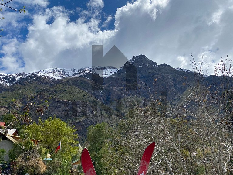 Cabana rústica com vista e ambiente natural