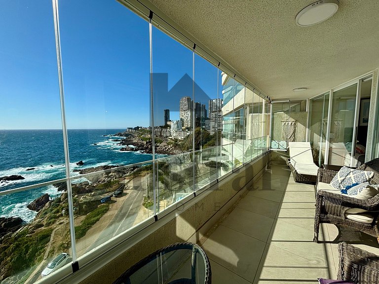 La mejor vista frente al mar Borgoño