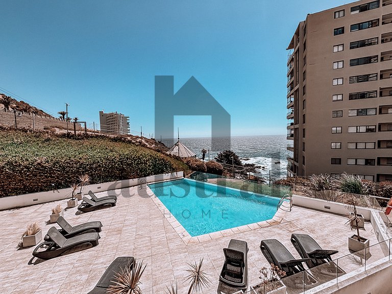 Apartamento Moderno e Iluminado em Concón