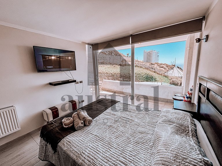 Apartamento Moderno e Iluminado em Concón