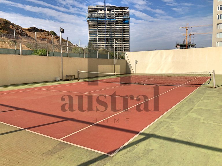 Amplo Apartamento com Vista Despejada para o Mar