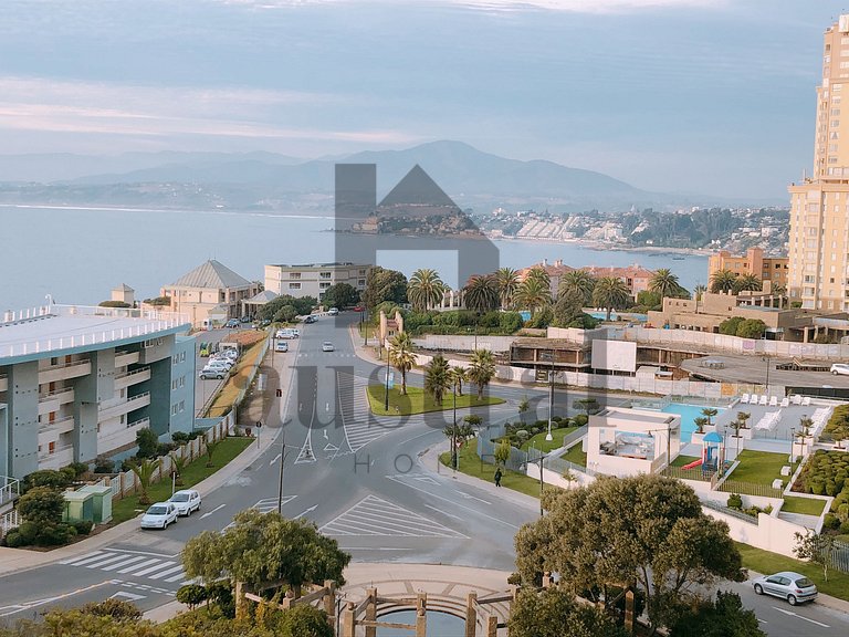 Apartamento com Linda Vista para o Mar