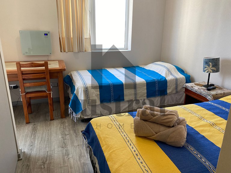 Apartamento com Linda Vista para o Mar