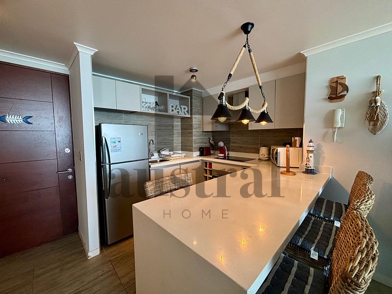 Apartamento Moderno e Aconchegante à Beira-Mar