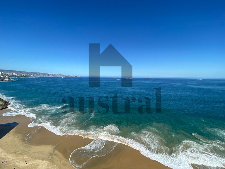 Espectacular vista al mar en Av San Martin