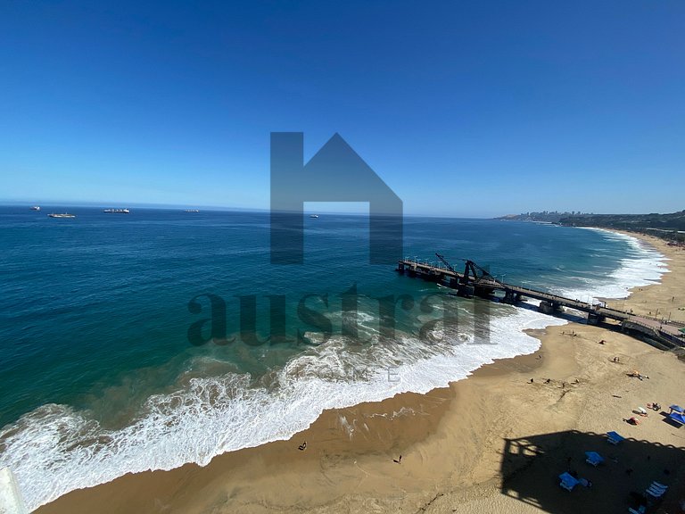 Espectacular vista al mar en Av San Martin