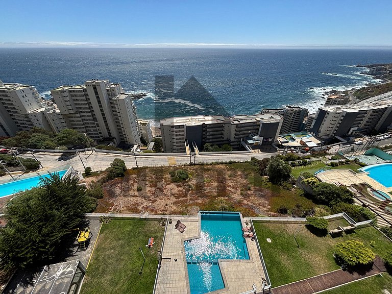 Apartamento com Linda Vista para o Mar, Reñaca