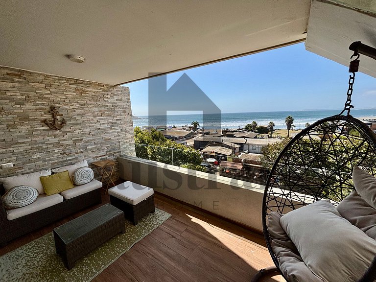 Hermoso depto frente a la playa primera linea