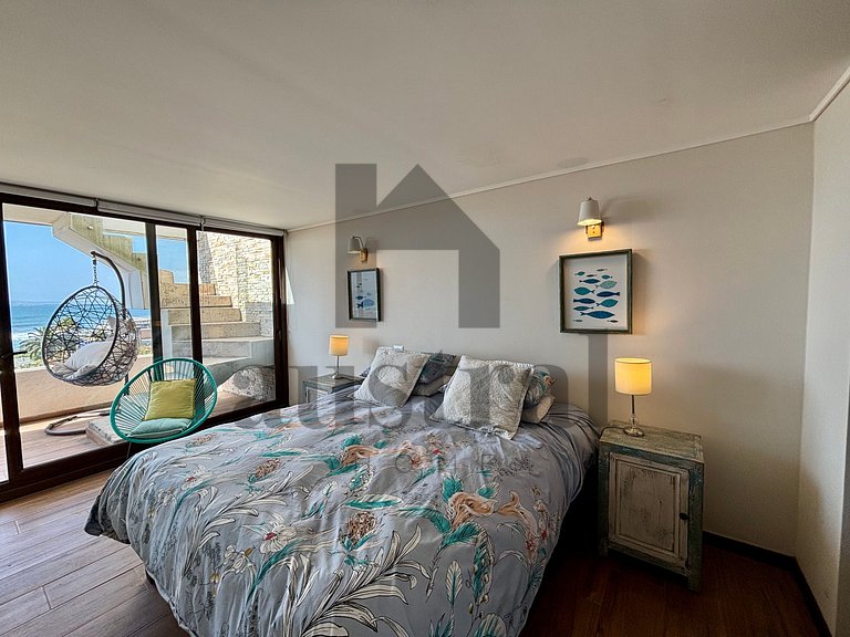 Encantador Apartamento Frente à Praia, Concón