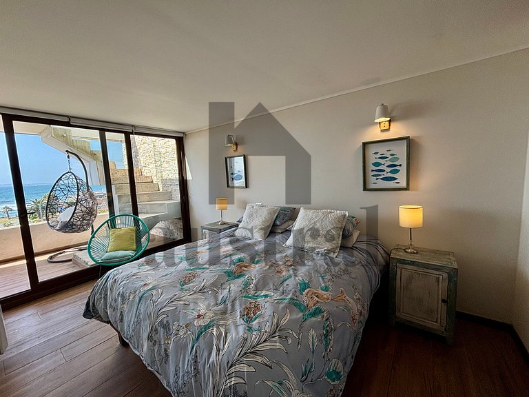 Encantador Apartamento Frente à Praia, Concón