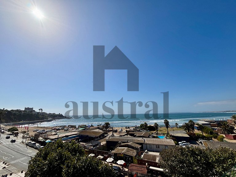 Encantador Apartamento Frente à Praia, Concón