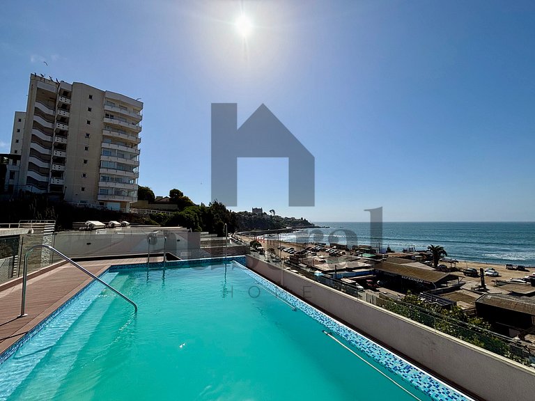 Encantador Apartamento Frente à Praia, Concón
