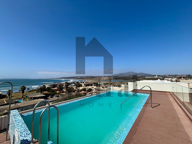 Encantador Apartamento Frente à Praia, Concón