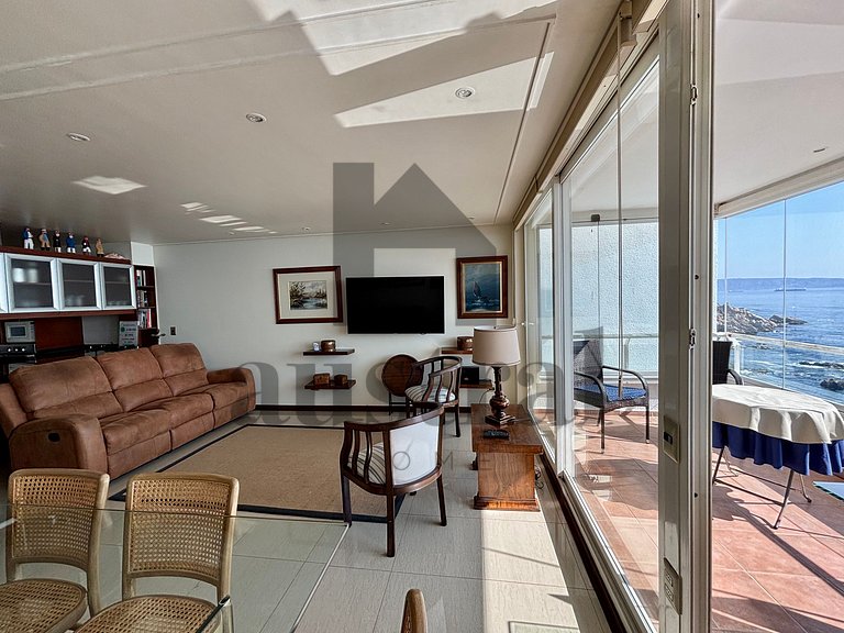 Spacious apartment with panoramic sea view