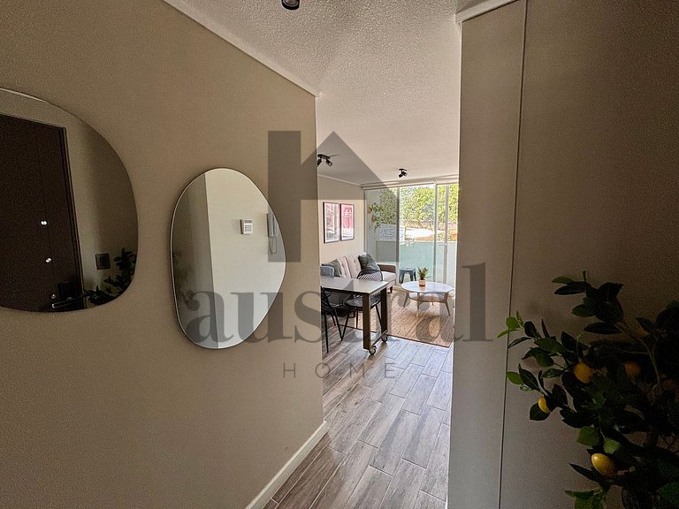 Apartamento Encantador e Iluminado, Ñuñoa