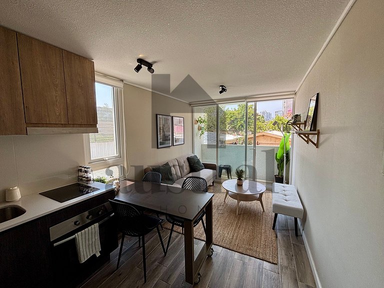 Apartamento Encantador e Iluminado, Ñuñoa