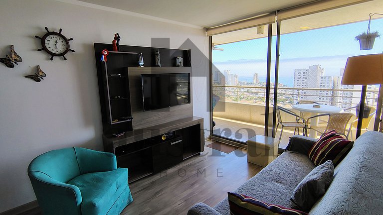 Apartamento com Vista Panorâmica para o Mar, Concón