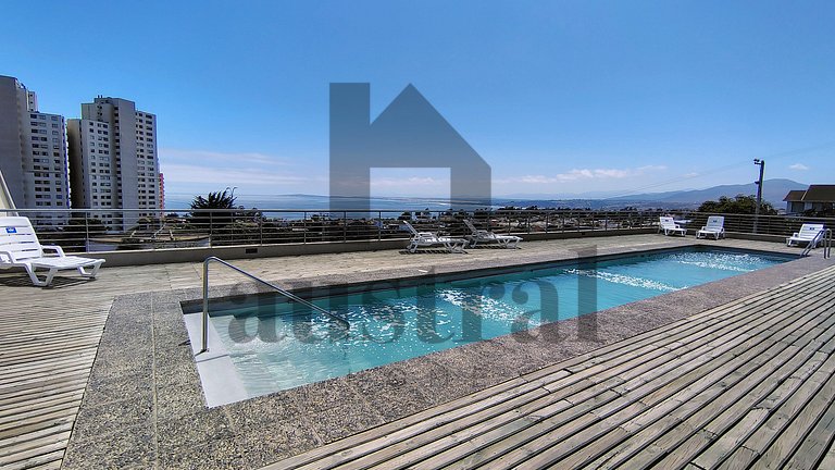 Apartamento com Vista Panorâmica para o Mar, Concón
