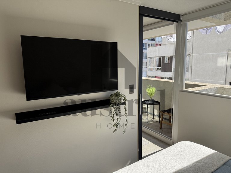 Modern and central studio in Ñuñoa