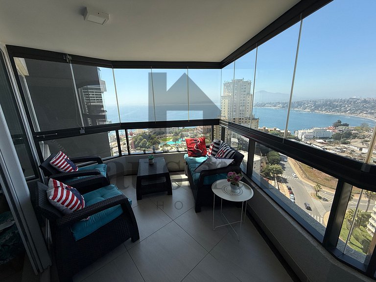 Relaxe neste belo Apartamento, Concón