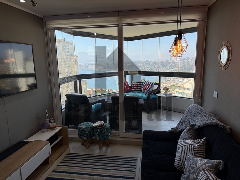Relaxe neste belo Apartamento, Concón