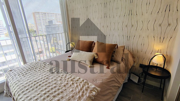 Apartamento encantador no bairro de Ñuñoa.