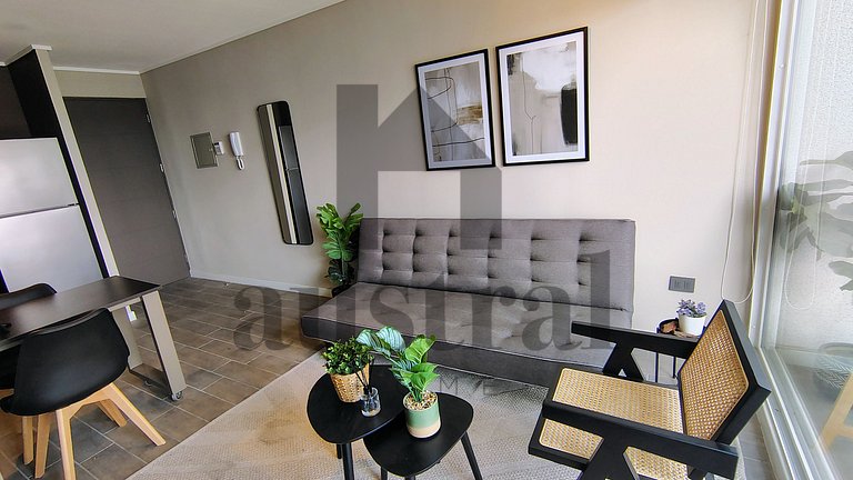 Apartamento encantador no bairro de Ñuñoa.