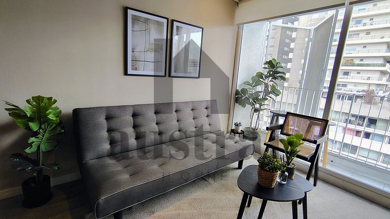 Apartamento encantador no bairro de Ñuñoa.