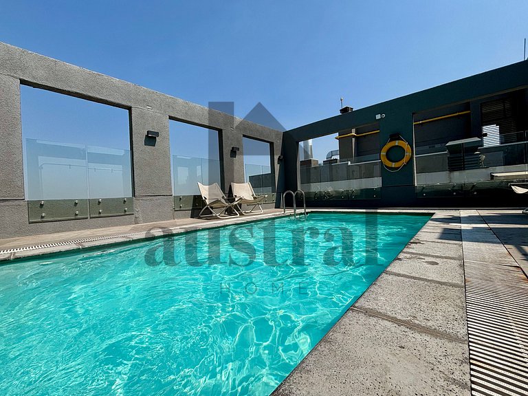 Moderno depto frente a Mall Plaza Egaña