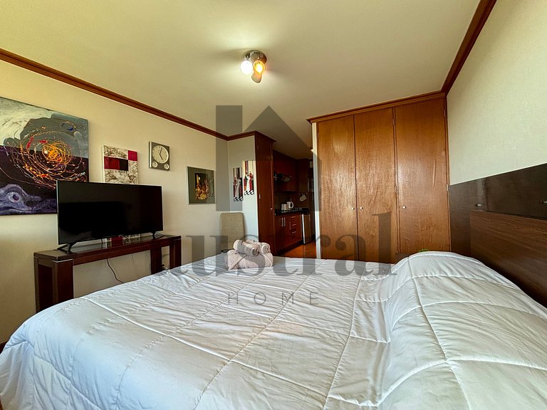 Disfruta Moderno Estudio en Borde Costero
