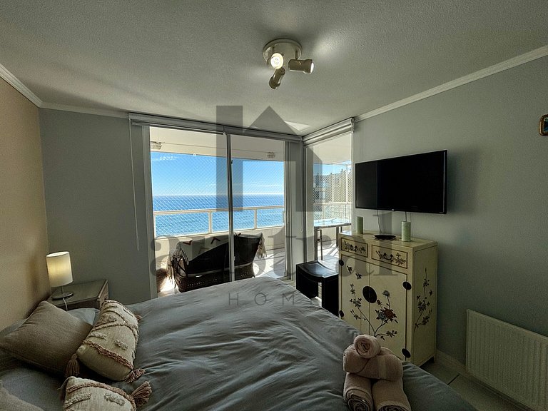 Apartamento à beira-mar com vista deslumbrante