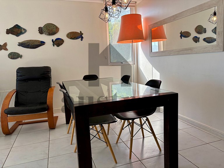 Apartamento à beira-mar com vista deslumbrante
