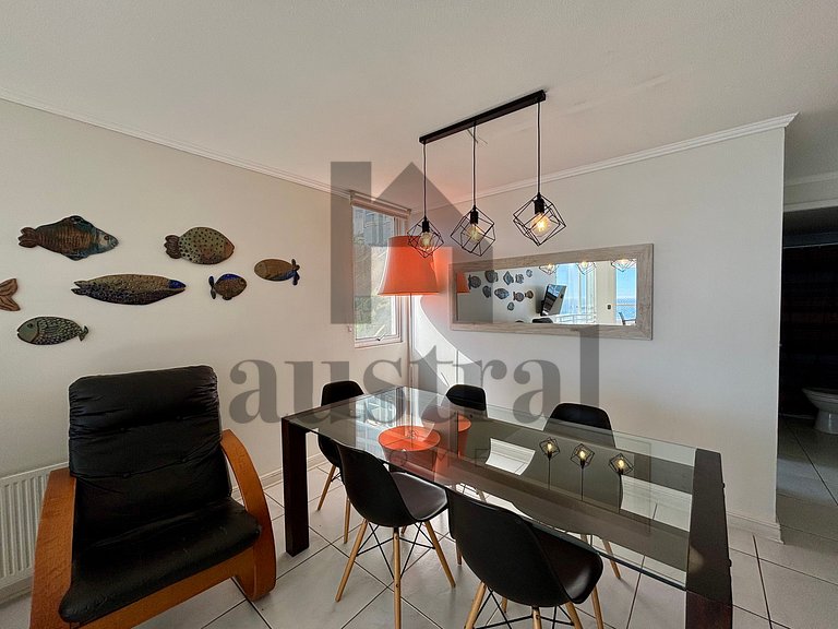 Apartamento à beira-mar com vista deslumbrante