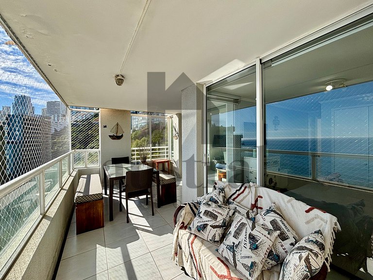 Apartamento à beira-mar com vista deslumbrante
