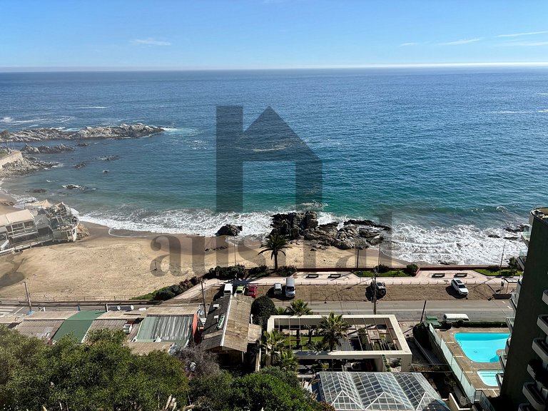 Apartamento à beira-mar com vista deslumbrante