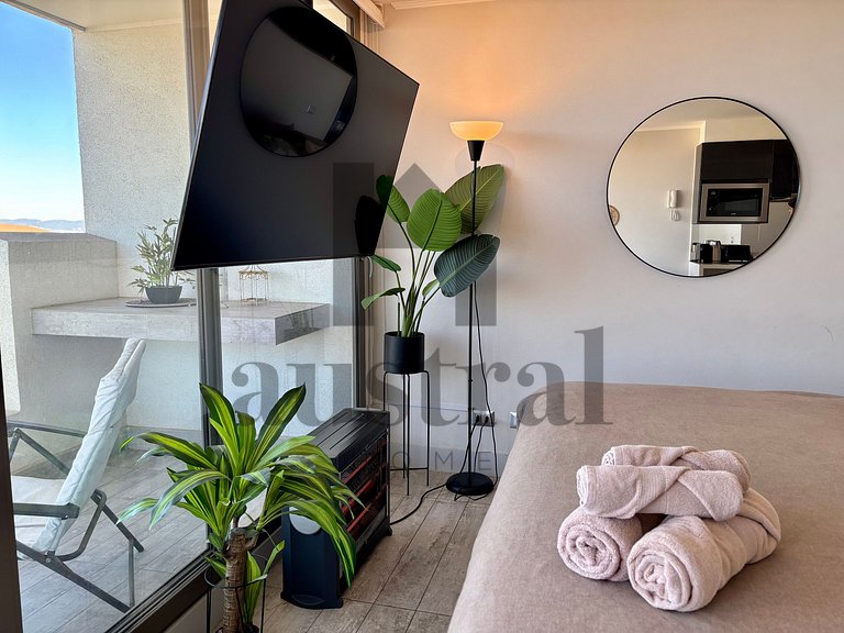 Moderno Estudio en Costa de Montemar