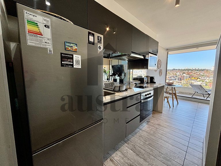 Moderno Estudio en Costa de Montemar