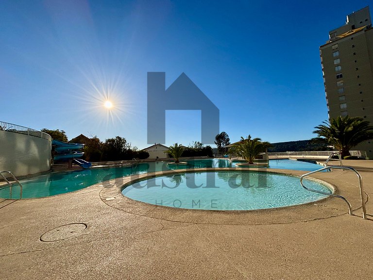 Aconchegante apartamento com Vista Desobstruída para o Mar