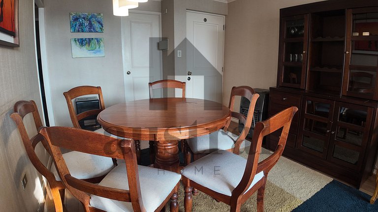 Amplio depto con vista al mar