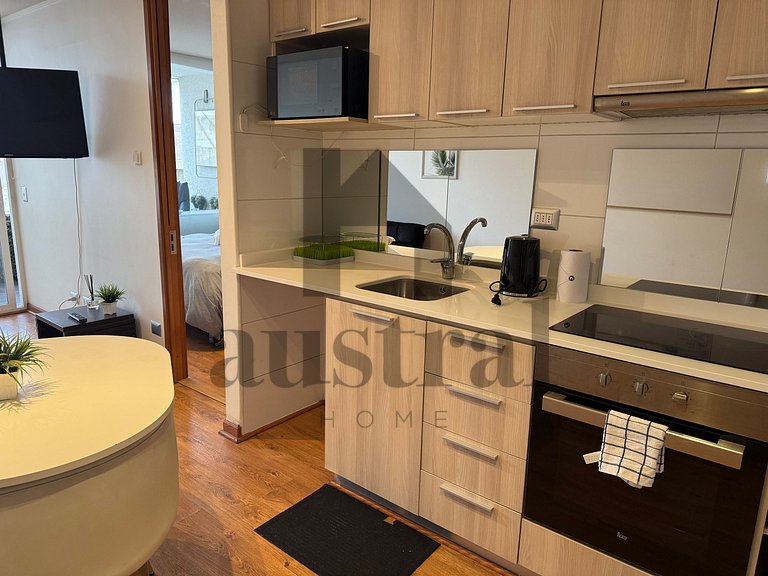 Depto a pasos de Stadio Italiano Apoquindo