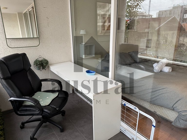 Depto a pasos de Stadio Italiano Apoquindo