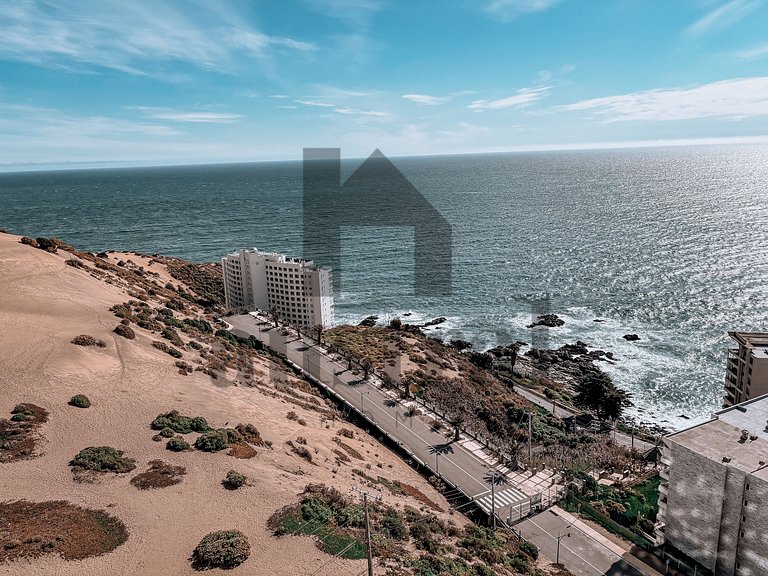 Apartamento confortável com uma bela vista para o mar