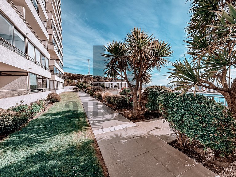 Apartamento confortável com uma bela vista para o mar