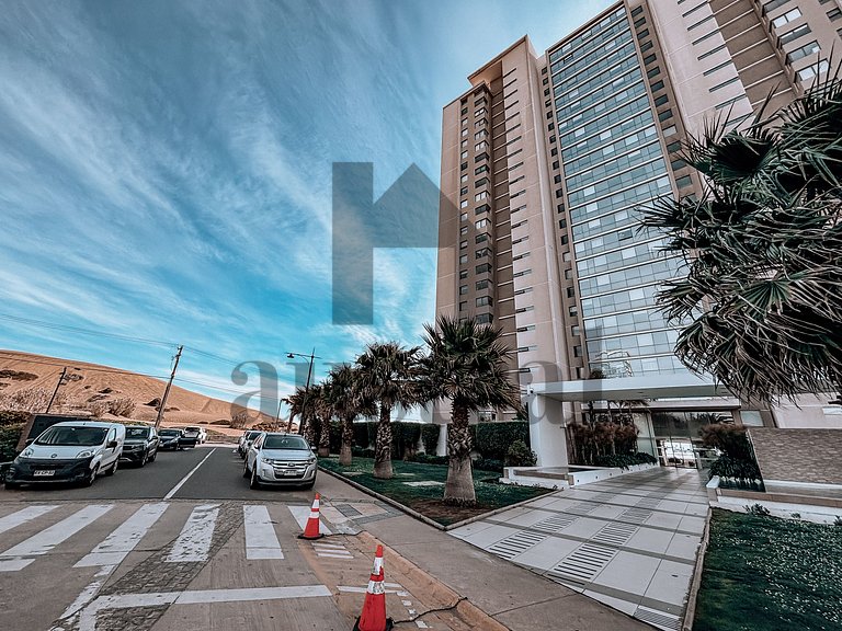 Apartamento confortável com uma bela vista para o mar