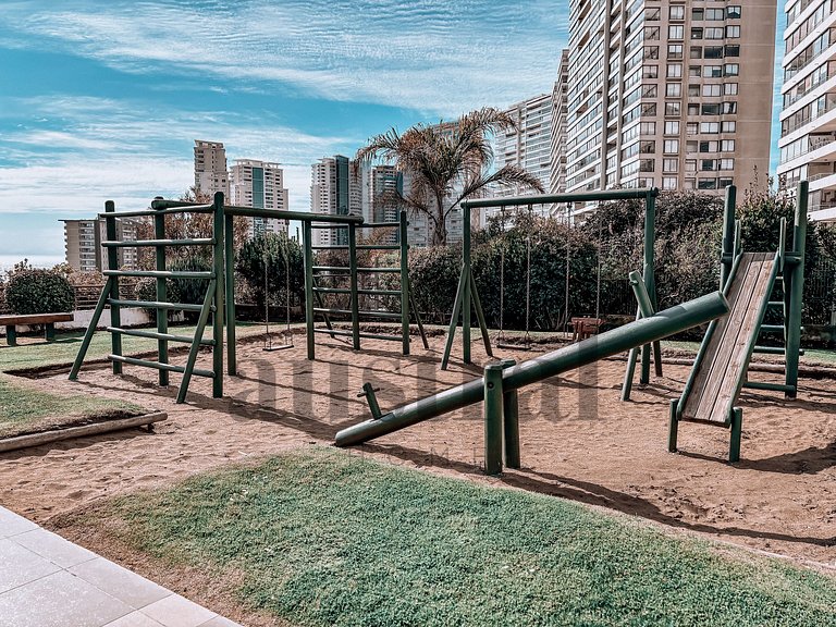 Apartamento confortável com uma bela vista para o mar