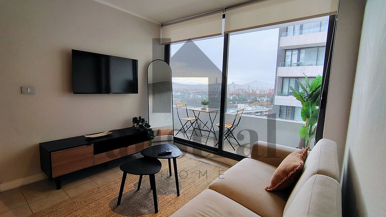 Moderno depto frente a Mall Plaza Egaña