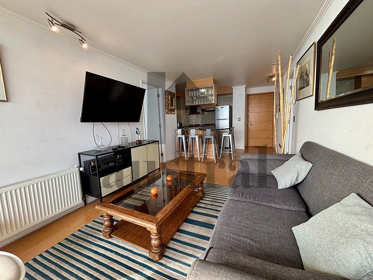 Apartamento com Linda Vista para o Mar, Reñaca