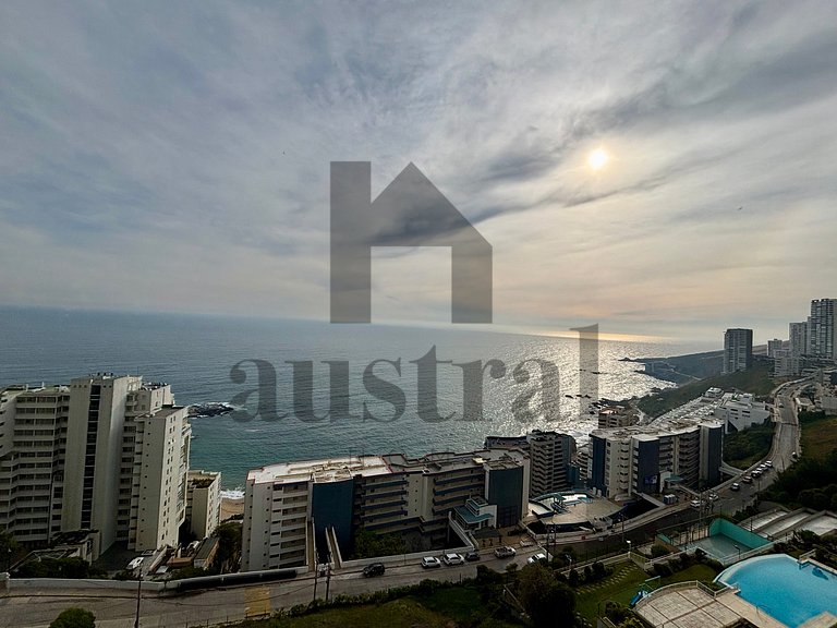 Apartment with Beautiful Sea View, Reñaca