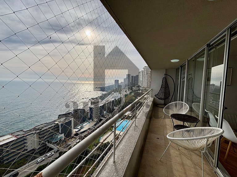 Apartment with Beautiful Sea View, Reñaca